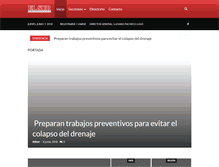 Tablet Screenshot of elsurdiario.com.mx